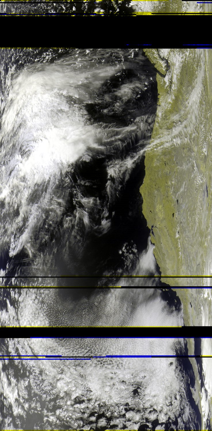 Rotated visible and near-infrared 2-2-1 image